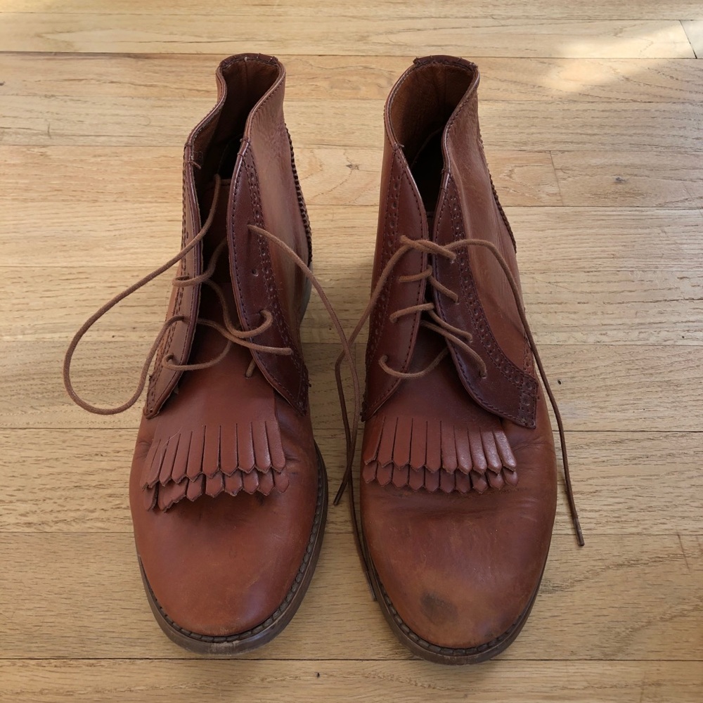 Vintage style Madewell leather boots